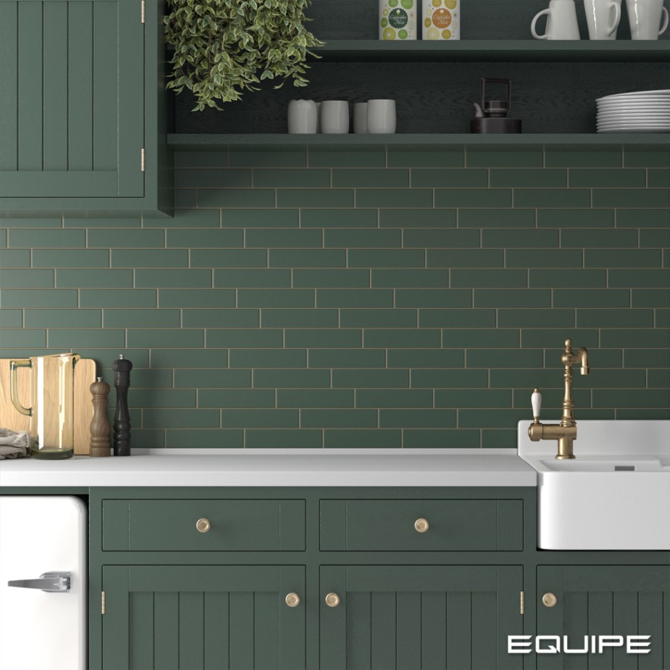 Плитка керамическая настенная 28455 COSTA NOVA Laurel Green Matt 5x20 см